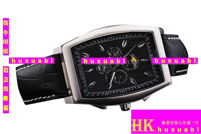 ���̴������� �����ð� ���׹�� Replica IWC Schaffhausen Japanese Quartz Square Black 33 mm. YC010-35