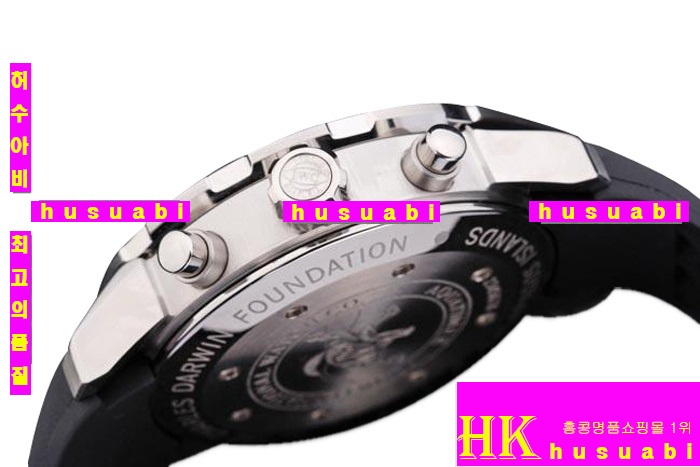 ���̴������� �����ð� Replica IWC Schaffhausen Black and Yellow Bezel Japanese Quartz Movement 44 x 51 mm. YC010-18